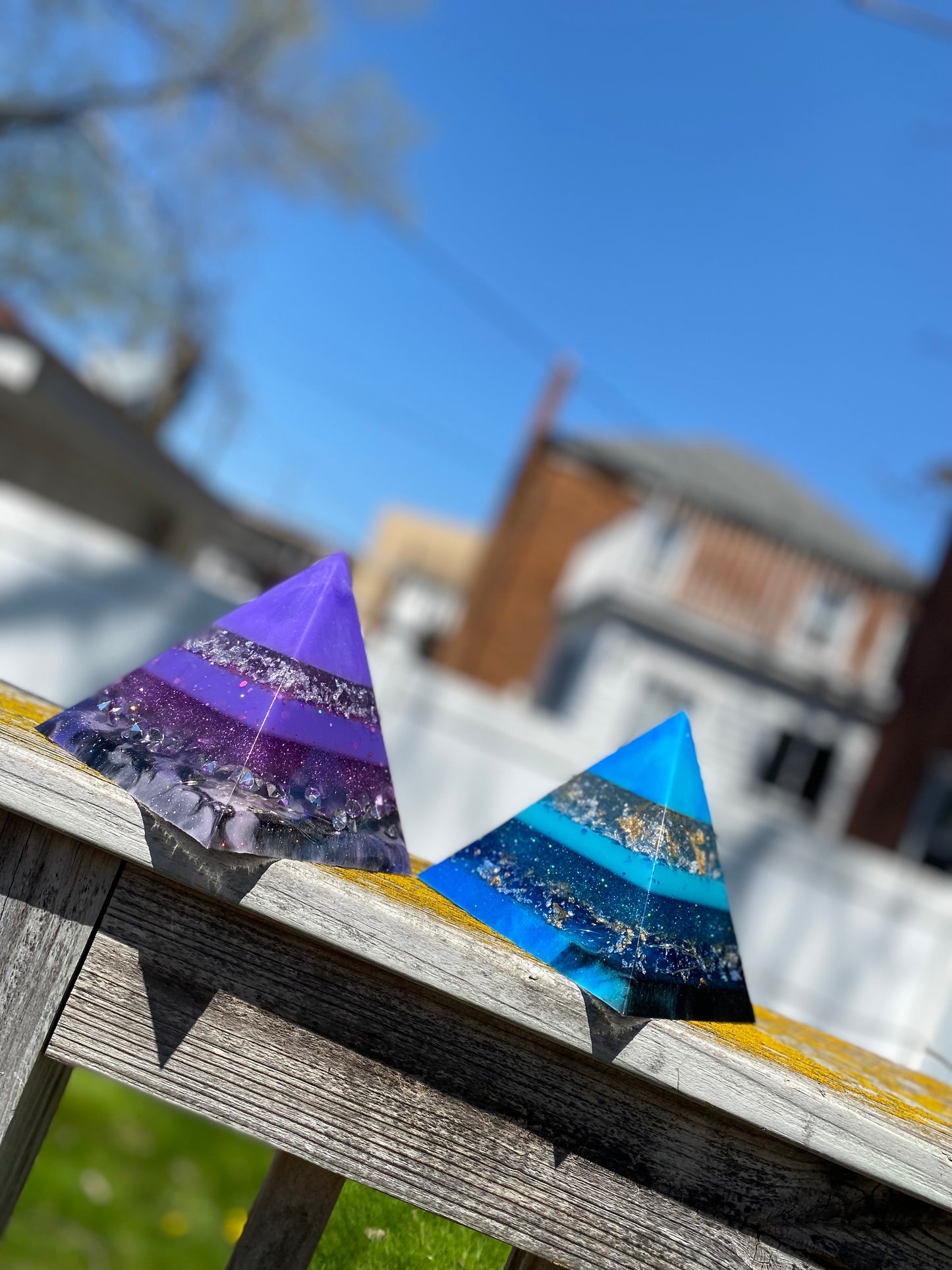 Custom Resin Pyramids