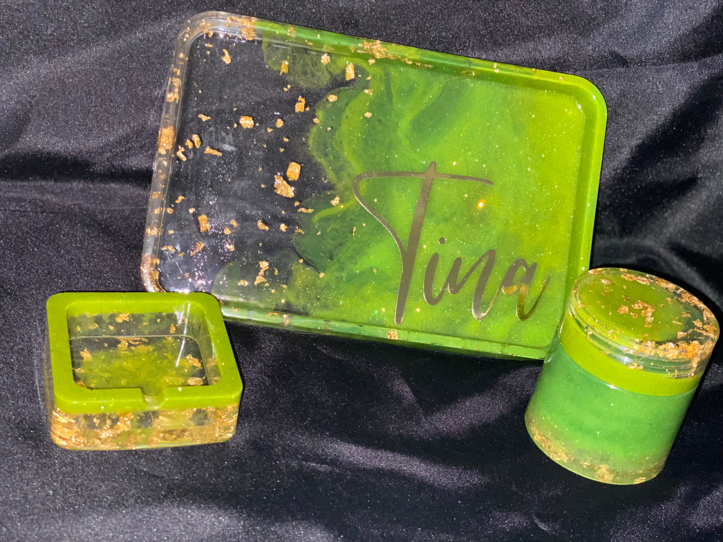 Custom Rolling Tray Set