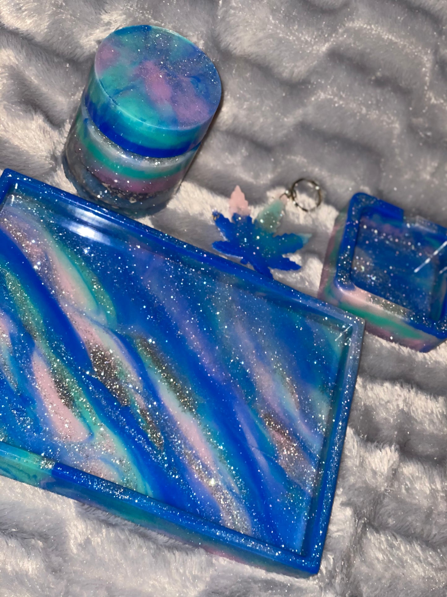 Custom Rolling Tray Set