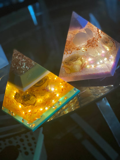 Custom Resin Pyramids