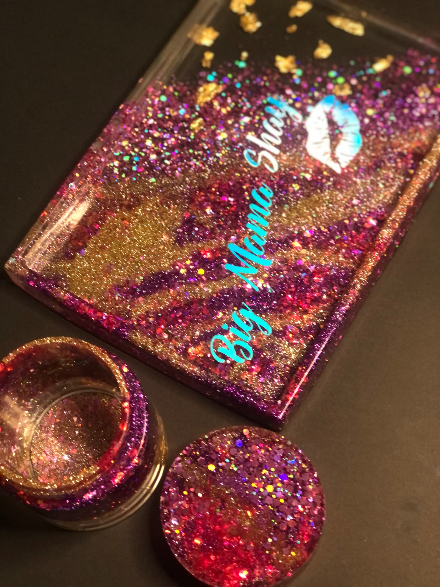 Custom Rolling Tray Set