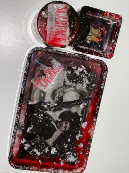 Custom Rolling Tray Set
